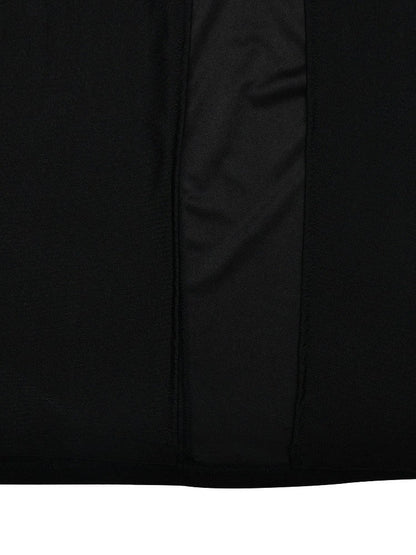 One Shoulder Sleeveless High Slit Buckle Maxi Dress