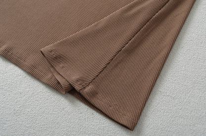 Coffee – Sexy High-Waisted Slim Dress