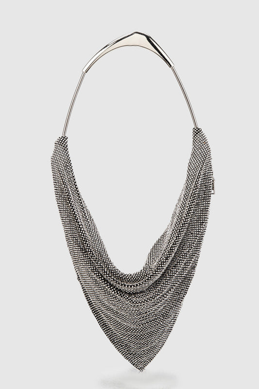 Rhinestone Embellished Tote Bag