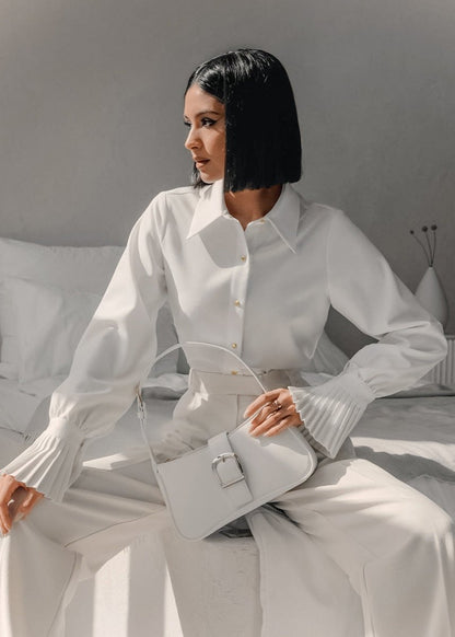Pleated Cuff Elegance Shirt