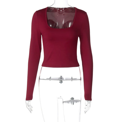 Itzayana Long Sleeve U-Neck Top