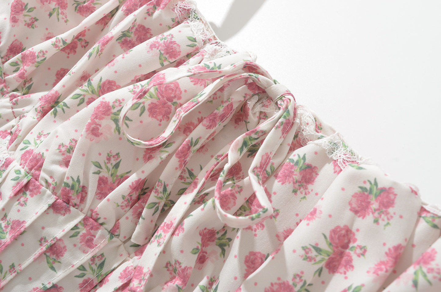 Floral - Spaghetti Strap Sexy Dress