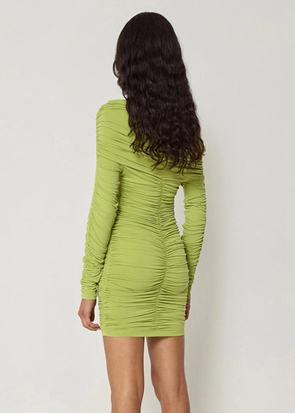 Selene - Ruched Off-Shoulder Bodycon Dress