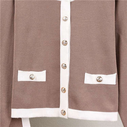 Camel – Elegant Slimming Two Piece Set