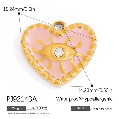 Timeless Evil Eye Stainless Steel Necklace – Protective Charm Pendant