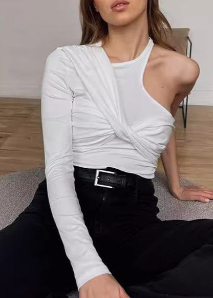 Bold Twist - Asymmetrical One-Sleeve Top