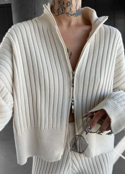 Ribbed Knit Lounge Set