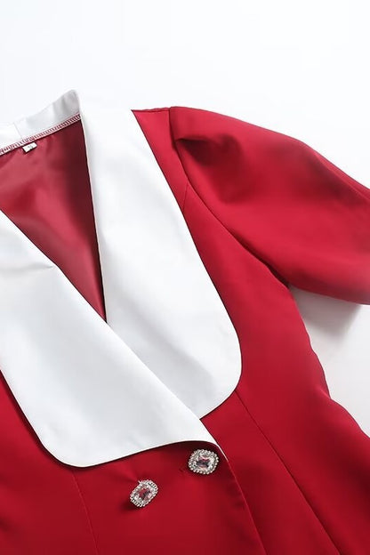 Elsie V-neck Backless Bowtie Mini Dress