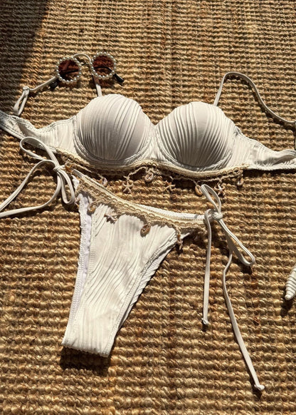 Calypso Shell Embellished Bikini Set
