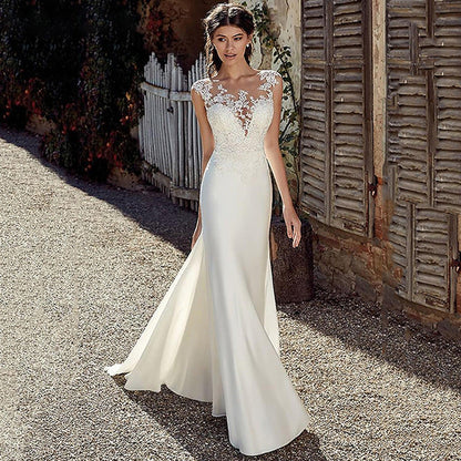 Long Sleeve Mermaid Sexy Wedding Dress