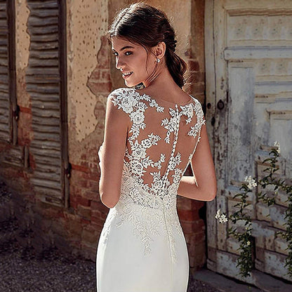 Long Sleeve Mermaid Sexy Wedding Dress