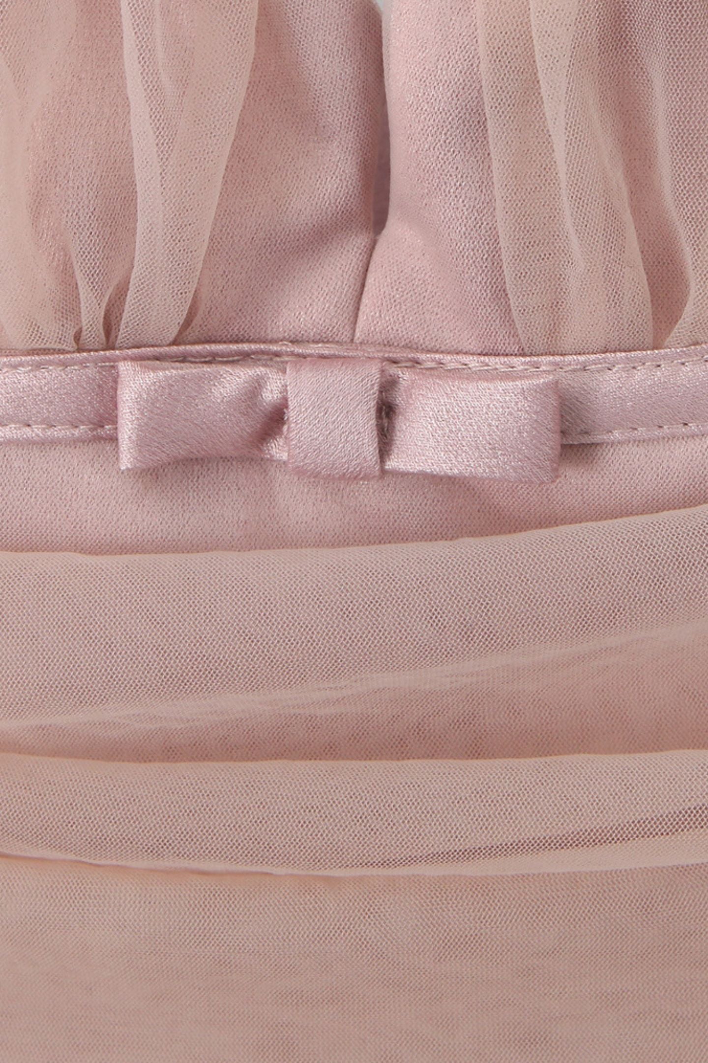 Myrna Bowknot Mesh Mini Slip Dress