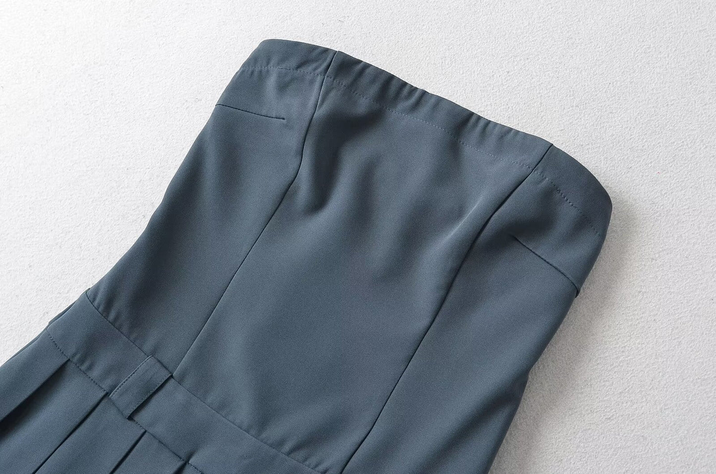 Gray – Sexy Strapless Tube A-Line Dress