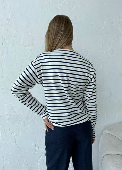 Harborline Stripe - Long Sleeve Breton Top