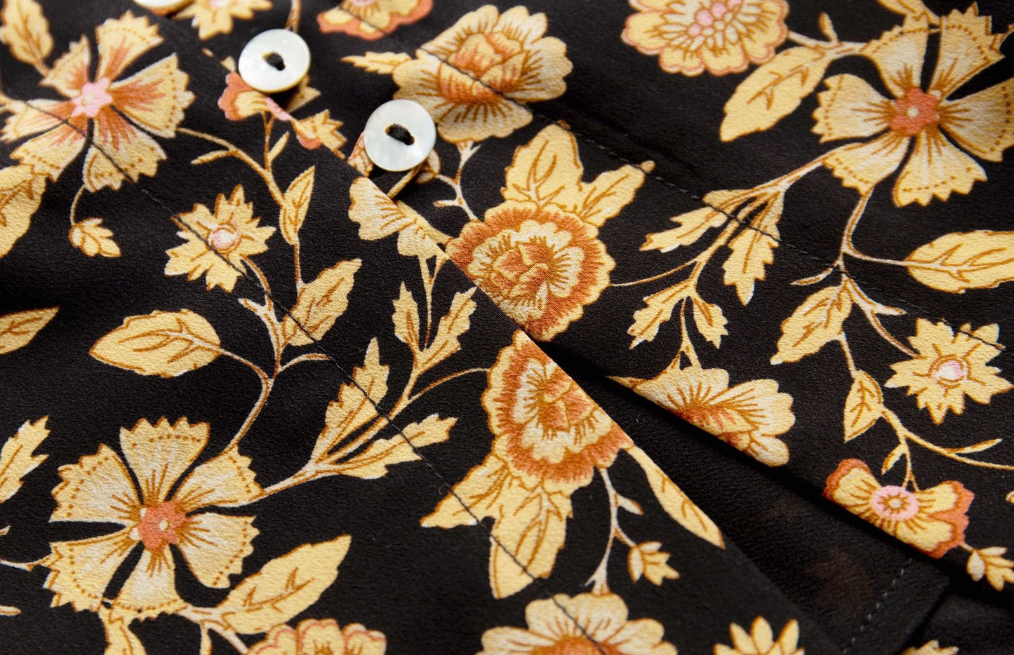 Floral – Vintage Slim-Fit A-Line Dress