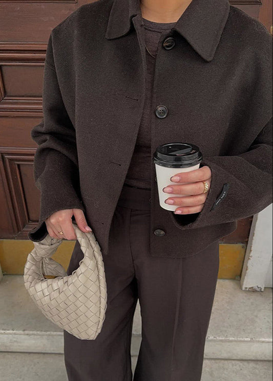 Sloane – Cropped Wool-Blend Jacket