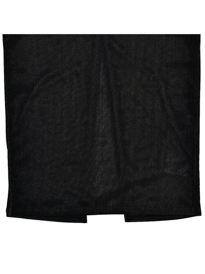 One Shoulder Shimmer Mesh Backless Dress