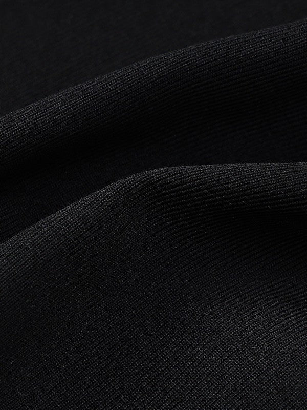 Deep Neck Cutout Lace Maxi Dress