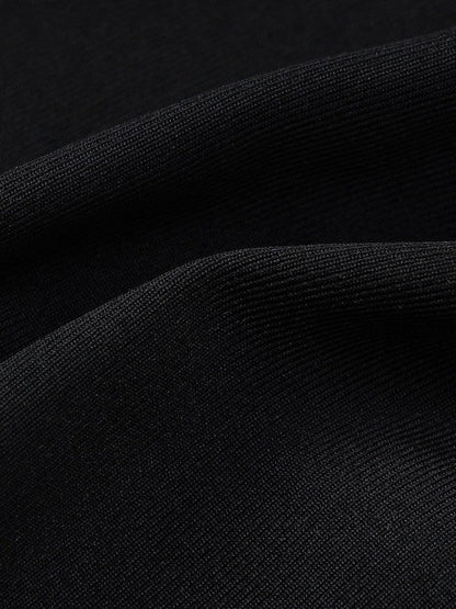 Deep Neck Cutout Lace Maxi Dress