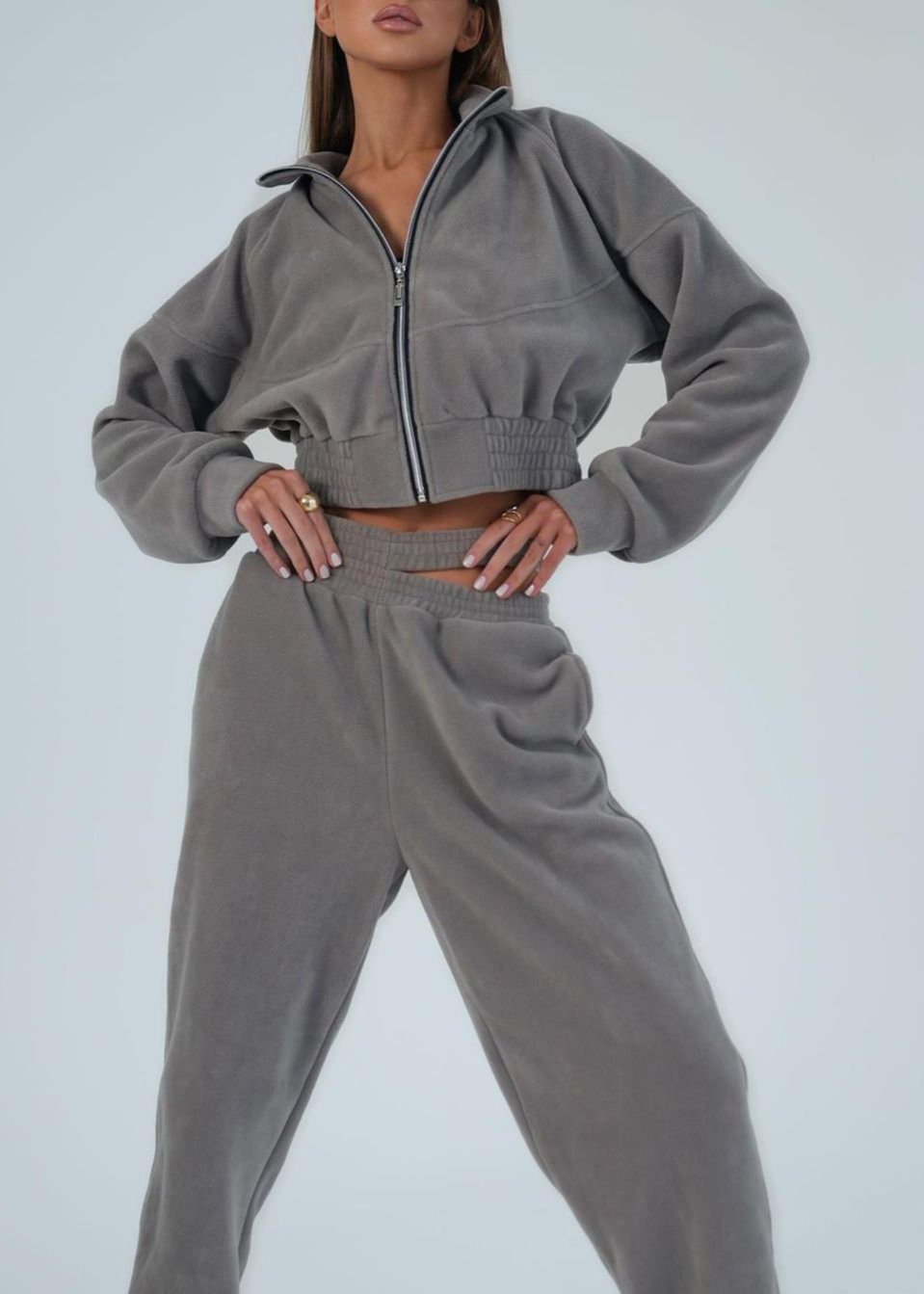Luxe Fleece Two-Piece Lounge Set