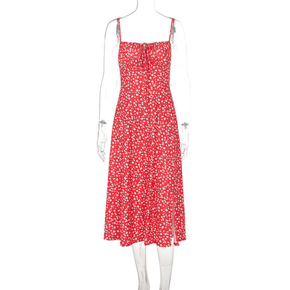 Slim Fit Floral Strap