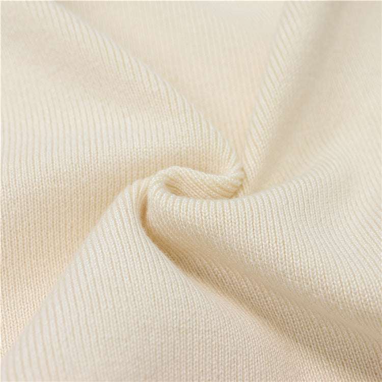 Apricot - Knitted Lapel Cardigan Two Piece Set