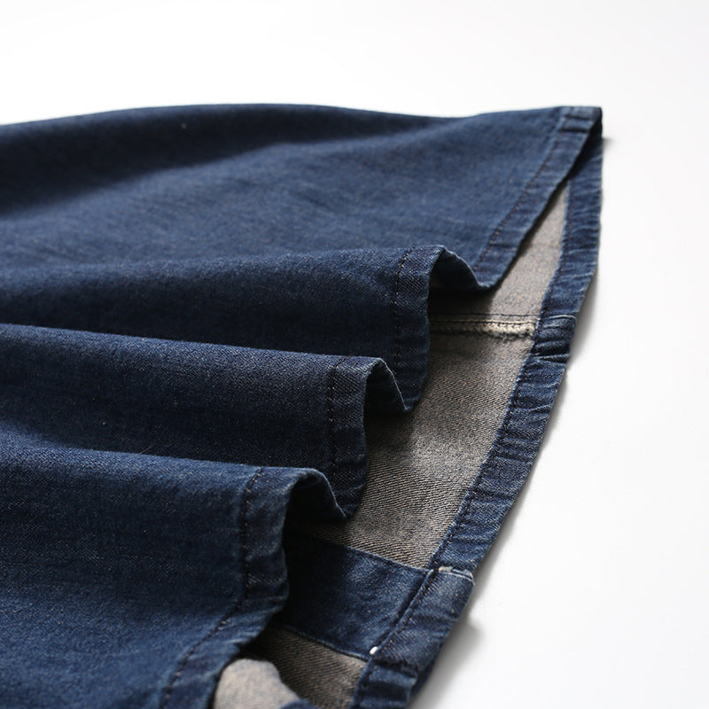 Blue – Relaxed Fit Elegant Denim Dress