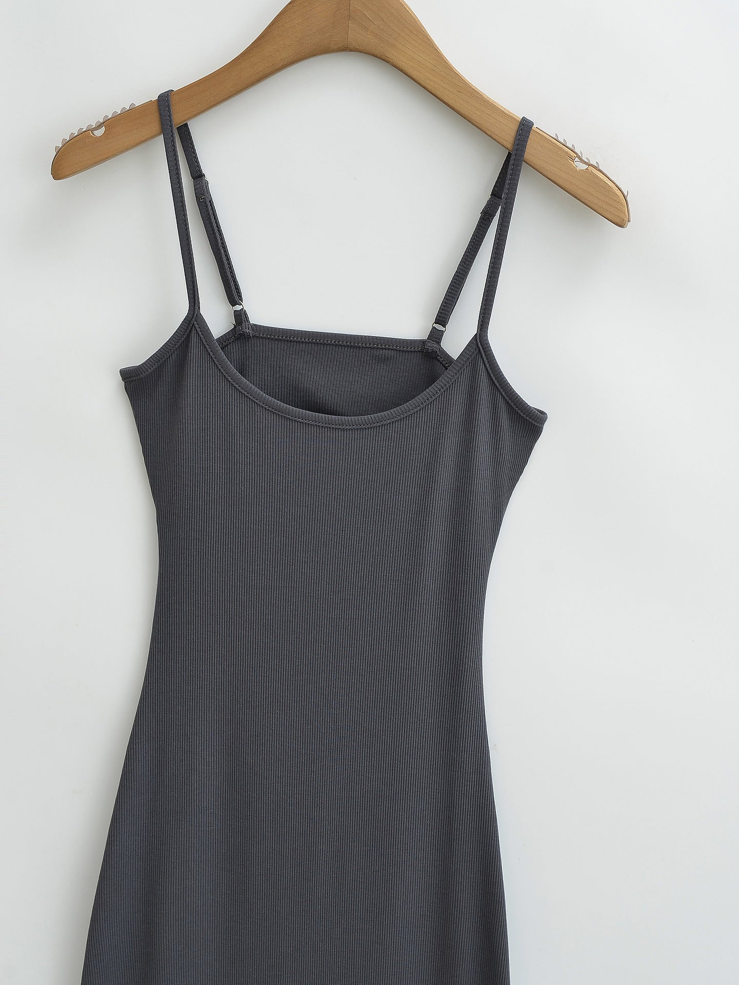 Dark Gray – Spaghetti Strap Hot Girl Maxi Dress