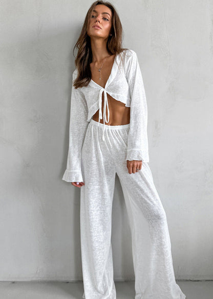 Breezy Tie-Front Lounge Set