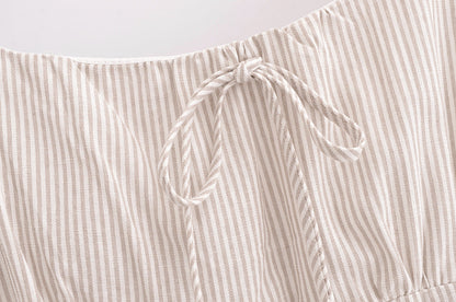 Off-White - Casual Vacation Tank Dress