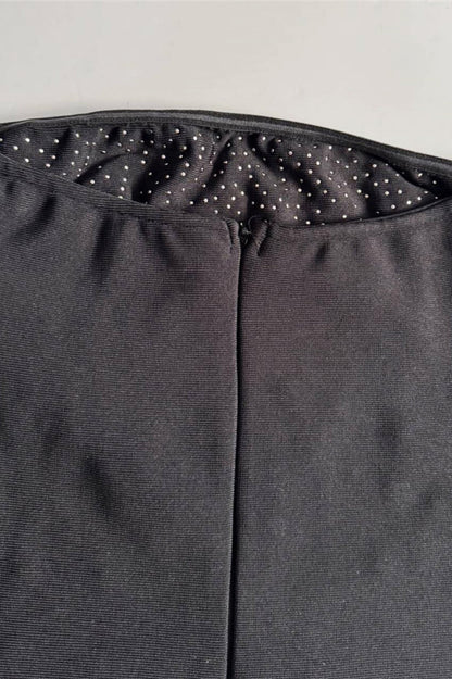 Ellis Black Beaded Diamond Maxi Dress