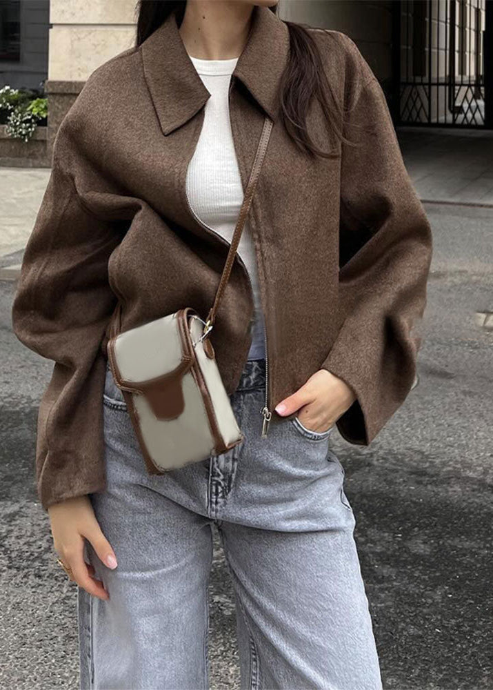 Noelle – Zip-Front Wool Jacket