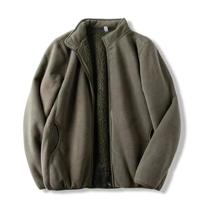 Zoee Plush Stand Collar Jacket