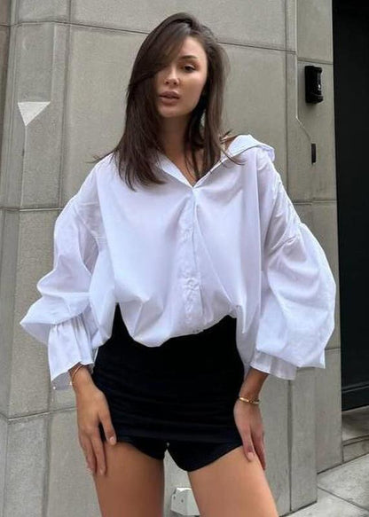 Oversized Yellow Statement Shirt - Bold Elegance