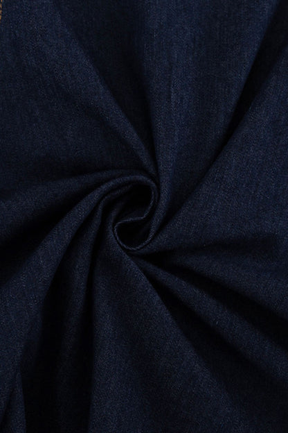 Lena Puff Sleeve Denim Mini Dress