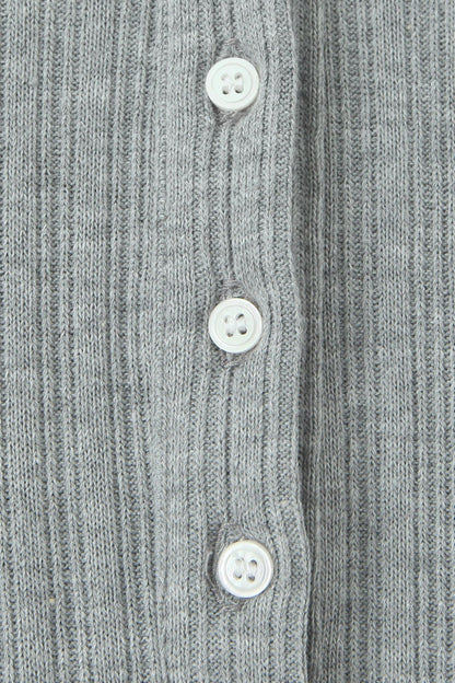 Polo Collar Short Sleeve Knit Mini Dress