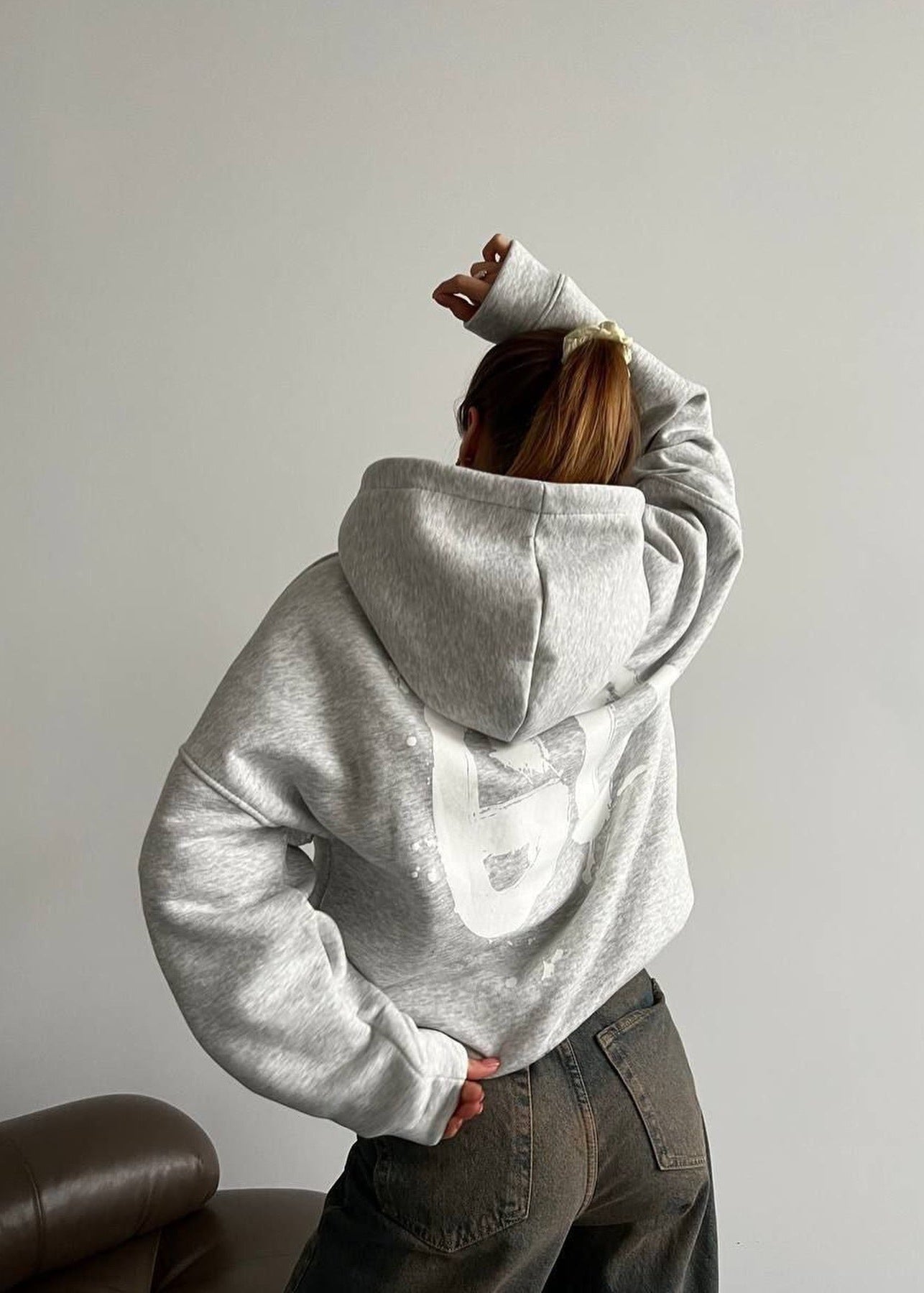 Oversized Hoodie - Relaxed Fit Graphic Pullover
