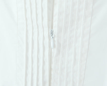 White - Slim Fit Spaghetti Strap Princess Dress