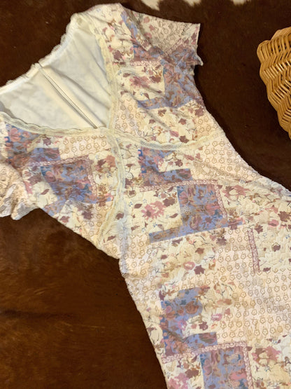 Secret Lace Stretch Lace Dress Elegant Slimming Spring Gown 2025 gunne sax vintage dress