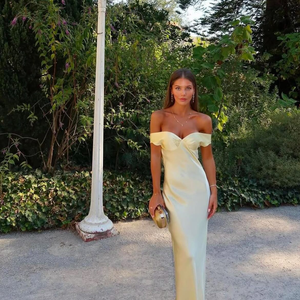 Off-Shoulder Strapless Backless Gown Sexy Formal Dress