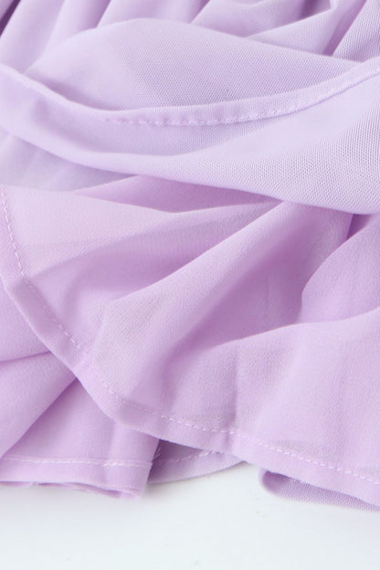 Gail Off Shoulder Ruffle Hemline Mini Dress