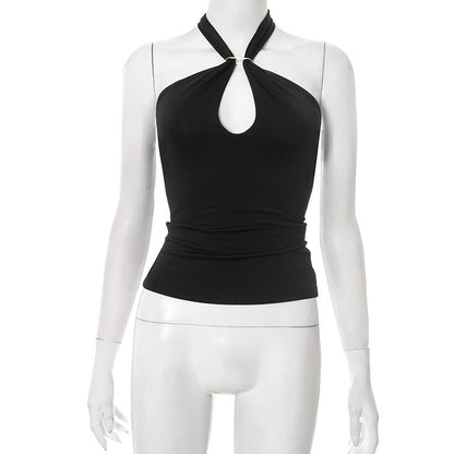 Sanya Metal Ring Halter Top