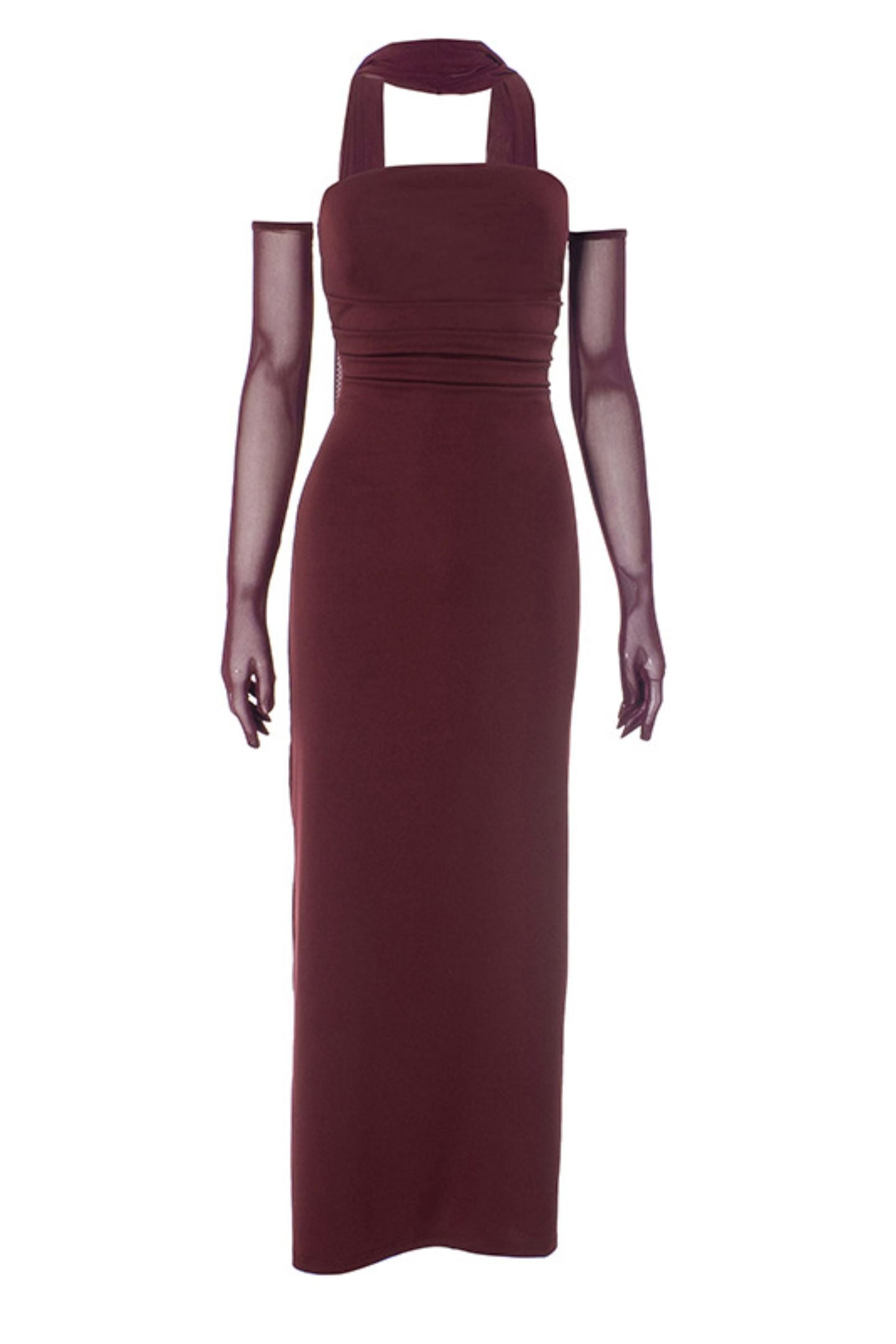 Martina Strapless Maxi Split Dress