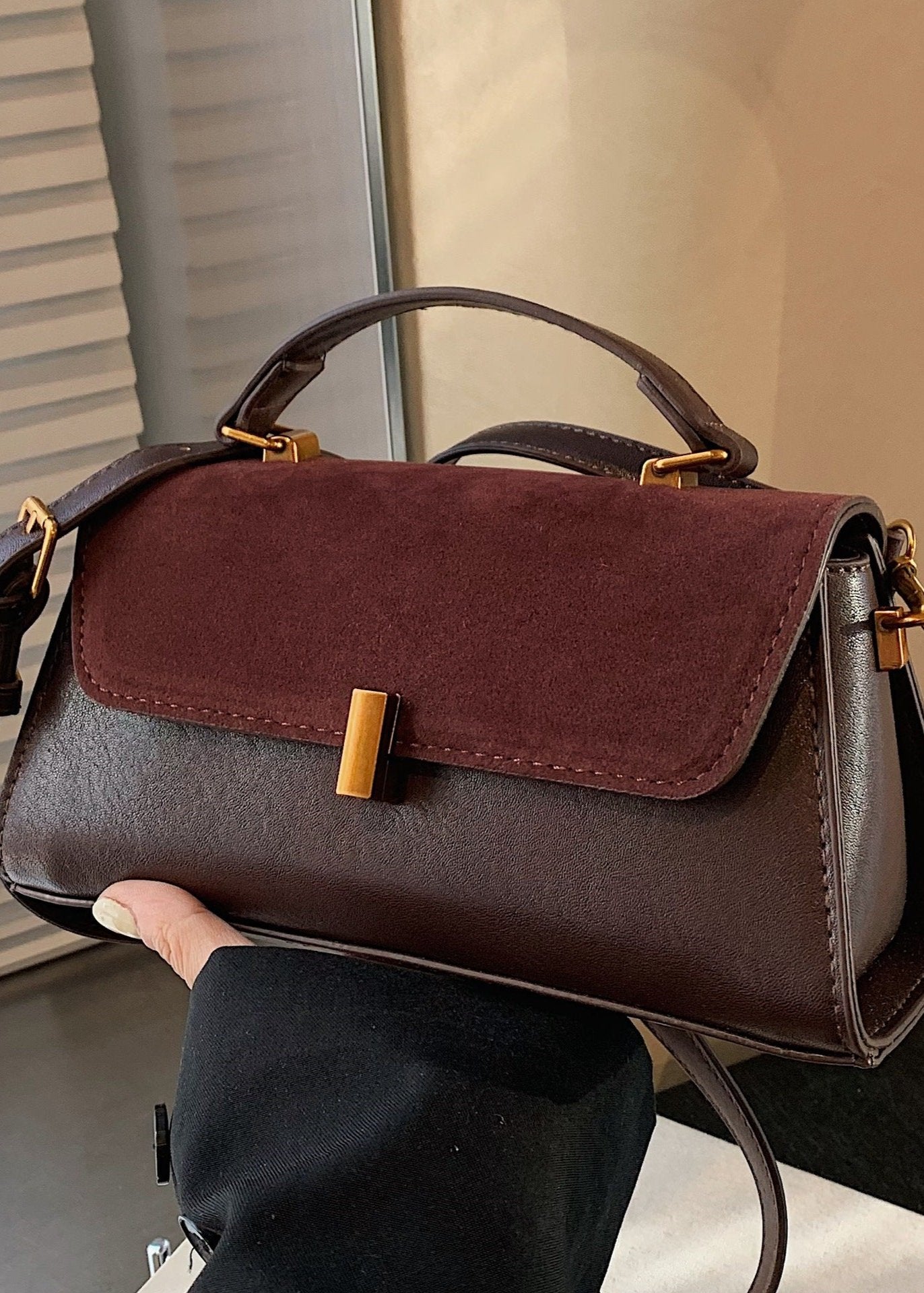 Maya - Compact Top-Handle Crossbody Bag