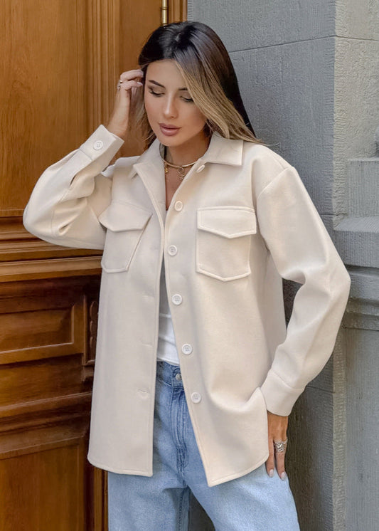 Soft Haven - Wool-Blend Overshirt