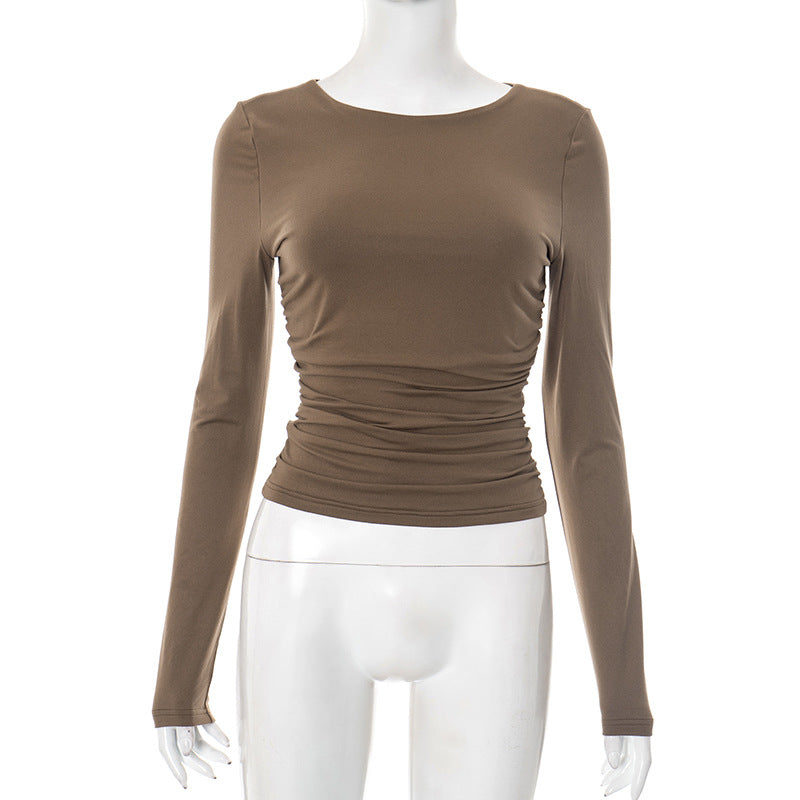Aamina Long Sleeve Fitted Top