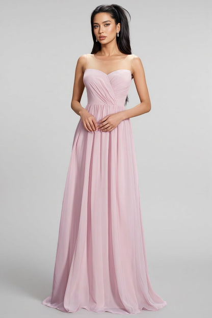 Sakina Off-the-Shoulder Chiffon Maxi Dress