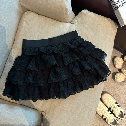 Meira Layered Ruffle Mini Skirt