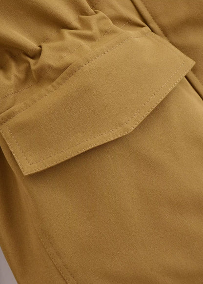 Utility Chic - High Collar Cargo Jacket