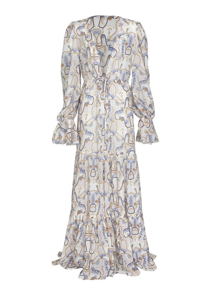 Celeste - Sheer Boho Maxi Cover-Up